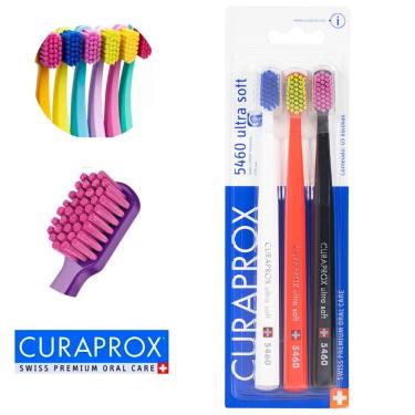 Escova Dental Curaprox Ultra Soft Adulto Com 3 Unidades - precopopular