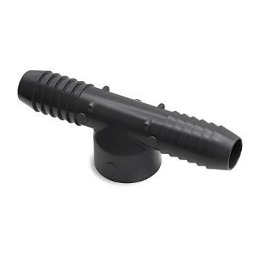 Imagem de Encaixe de T Farpado de PVC - Encaixe de farpa de T de PVC 3/4 de polegada x 3/4 FNPT - Encaixes de farpa de mangueira para mangueira de tubulação de linha de água - Encaixe de T de mangueira farpada SCH 40 - Encaixe de T de PVC farpado