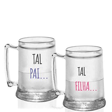 Imagem de Kit 2 Canecas Gel Dia dos Pais Tema Tal Pai Tal Filha
