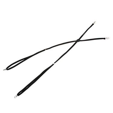 Imagem de Prettyia Suspensório moderno vintage masculino e feminino skinny X nas costas com clipes fortes para festa de casamento