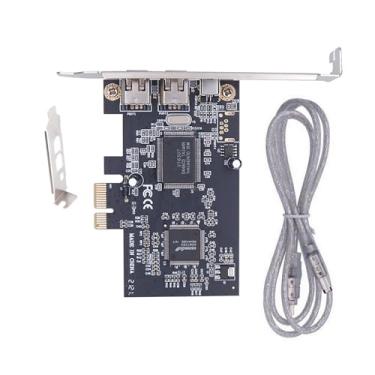 Imagem de Placa de expansão, 3 portas 1394A Firewire placa de expansão PCI Express com suporte de perfil baixo