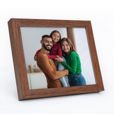 Imagem de Porta Retrato C/ Vidro 25x20 Moderno Decorativo Horizontal e Vertical 