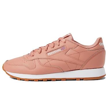 Imagem de Reebok Tênis feminino de couro clássico, Reefresh Canyon Coral/Branco, 34