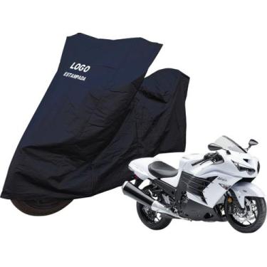 Imagem de Capa Moto Kawasaki ZX 14 Impermeável Tecido Tecnológico - Mz
