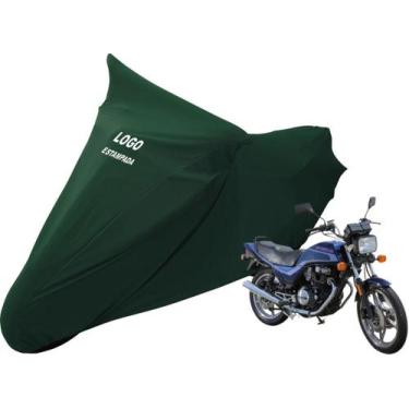Imagem de Capa P/  Cobrir Moto Honda CB 450 Postagem Imediata Com logo - Mz, Ver