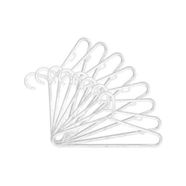 Imagem de Cabides Acrílico Preço Atacado 25 peças - LOJA & CIA