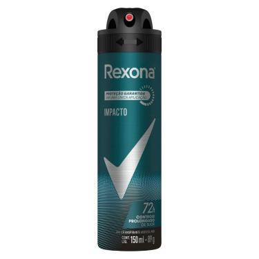 Imagem de Desodorante Antitranspirante Aerosol Masculino Rexona Impacto 72 horas 150ml
