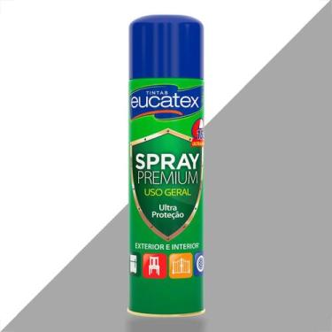 Imagem de Tinta spray premium multi uso eucatex grafite 400ml