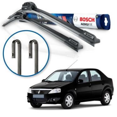 Imagem de Par Palheta Limpador Parabrisa Renault Logan 2007 2008 2009 2010 2011 