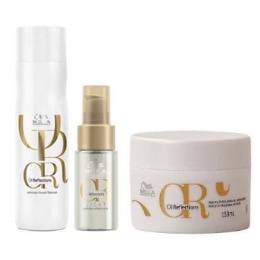 Imagem de Wella Professionals Oil Reflections Kit  Shampoo + Máscara + Óleo Ligh