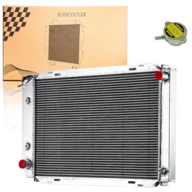 Imagem de EGINCOOLER Radiador de núcleo de 3 fileiras para Ford Mustang GT LX SVT Foxbody 5.0L V8 GAS 1979-1993 todo radiador de alumínio
