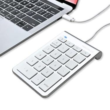 Imagem de Teclado numérico com fio USB C para Mac - teclado USB de 10 teclas, teclado numérico tipo C, teclado numérico para teclado e teclado numérico para laptop, MacBook Pro/Air, iMac e PC - teclado numérico