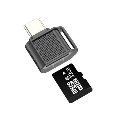 Imagem de Leitor de cartão USB C para micro SD para câmera digital Apple TF armazenamento de memória, adaptador de transferência de fotos para iPhone 16 15 para iPad, compatível com Samsung tipo C, conversor de
