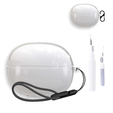 Imagem de Capa para Baseus Bass BC1, capa protetora para fone de ouvido NOUKAJU (com mosquetão + cordão + caneta de limpeza) à prova de quedas, arranhões, capa protetora para fones de ouvido Baseus BC1