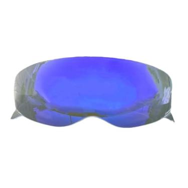 Imagem de BSTOP COVERT Visor Capacete Escudo Faceshield Viseira Capacete Para-brisa Casco Moto Acessórios Peças (Revo Clear Blue-dia e noite)