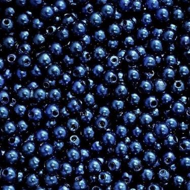 Imagem de PÉROLA DE ABS LISA Nº 05 20G PEROLA 5MM - LADEIRA BIJUTERIAS, AZUL ESC