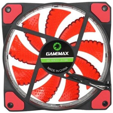 Imagem de Cooler 32 Led Vermelho 120Mm 12Cm Ventoinha Gamemax Gf12R