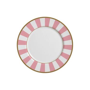 Imagem de Pratos de Sobremesa Cerâmica Branca 21cm - Jogo 6 Peças