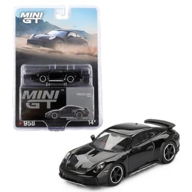 Imagem de 1:64 Diecast Model Car Compatible with Porsche 911 Dakar Black Limited Edition by Mini GT MGT00958