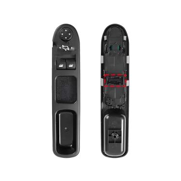 Imagem de Botão do interruptor de controle do vidro elétrico 9654859777 para Peugeot 207 207SW 207CC 2004-2015, 13 pinos, interruptor de controle do vidro elétrico (sem função de rebatimento).