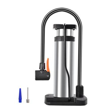 Imagem de IEUDNS Bomba de Chão Compacta para Bicicleta com Bicos, Bomba Portátil de Alta Pressão para Inflar Bolas de Basquete, Boias E Bolas de Futebol, prata