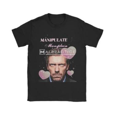 Imagem de Camiseta Masculina Da Moda De Verão Dr. Gregory House Manipulate Mansp