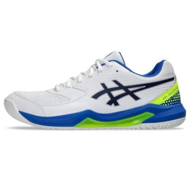Imagem de ASICS Tênis Gel-Dedicate 8 Pickleball Masculino, 10, Branco/Preto