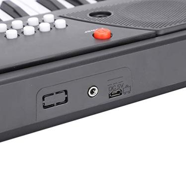 Imagem de Zerodis Teclado Musical Educacional, Piano Eletrônico Portátil Com Microfone, Brinquedo de Aprendizagem Infantil, Presente de Arte Musical, Brinquedo de Instrumento (430A1 versão em inglês (37