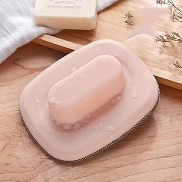 Imagem de Escova de limpeza de tela de malha, multifuncional, plana, portátil, para casa e carro, sofá, parede, tapete, vidro, remoção de poeira, rosa