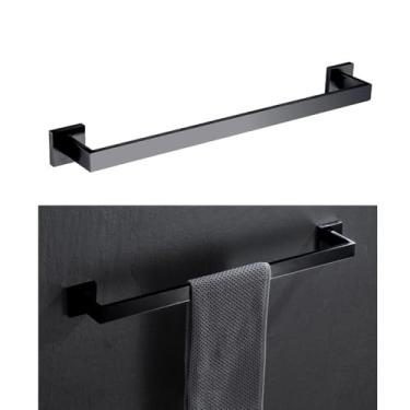 Imagem de Conjunto de ferragens de banheiro de aço inoxidável acessórios de banheiro toalheiro preto rack de barra de toalha dourada suporte de toalha, 001FB