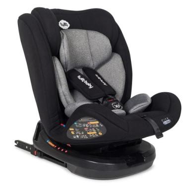 Imagem de Cadeira Para Carro Essence Giratória 360 0 A 36Kg Reclina Preta E Cinz