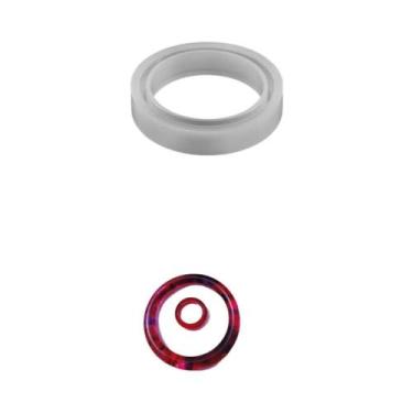 Imagem de Molde De Silicone Redondo Misto Para Resina Epóxi - Ferramenta Para Fa