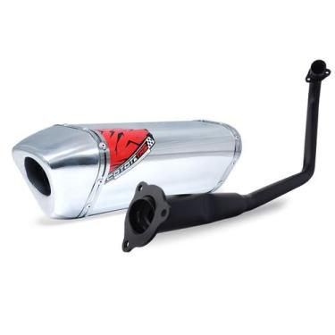 Imagem de Escape / Ponteira Coyote TRS Tri-Oval Alumínio - CG 150 Titan / Fan / 