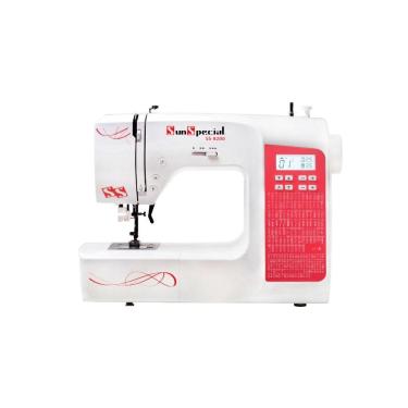 Imagem de Máquina Costura Doméstica Ss-8200 Autovolt Eletrônica Vermelha - Sun Special