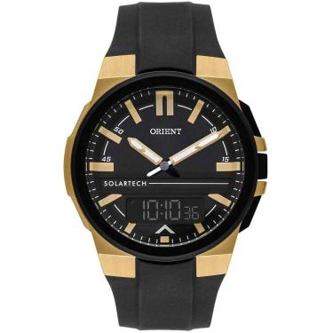 Imagem de Relógio Orient Masculino Ref: Mtspa001 P1px Anadigi Solar Dourado