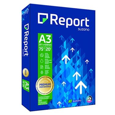 Imagem de Papel Sulfite Report Premium A3 Branco - 297 x 420 mm 75g 500 folhas