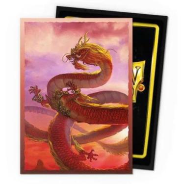 Imagem de Dragon Shield Sleeves – Limited Edition Matte Dual Art: Wood Dragon 100 CT - Card Sleeves - Smooth & Tough - Compatible with Pokémon, Magic The Gathering Cards & Digimon MTG TCG OCG & Hockey Cards
