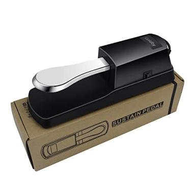 Imagem de Goldby Pedal de sustentação de piano, teclado universal para Yamaha, Casio, Roland, Korg Pianos Digitais Teclado MIDI Teclados Eletrônicos Sintetizador de órgão elétrico, conector de 1/4 polegada