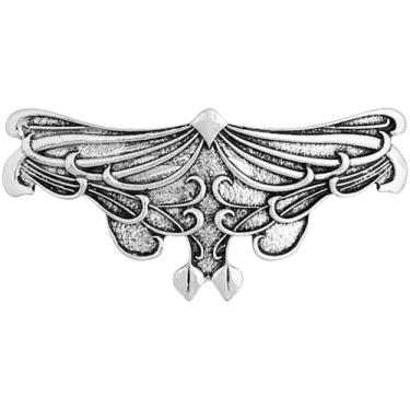 Imagem de HAQUIL Grampo de cabelo vintage Art Nouveau, grampo de cabelo de folha, grampo de cabelo francês, prendedor de cabelo vintage, proteção de nó celta viking, joia de grampo de cabelo, presente para