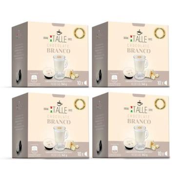 Imagem de Capsulas Maquina Dolce Gusto Italle Bebidas Lácteas Choco Branco 40 Un