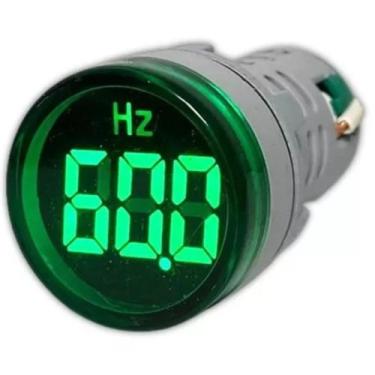 Imagem de Medidor Frequencímetro Digital 22mm Verde AD22-22Hz-G de 0~99Hz Alimen