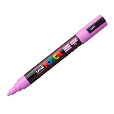 Imagem de KIT 3 Posca PC-5M Lavanda Ponta Redonda 1.8 a 2.5mm - UNI