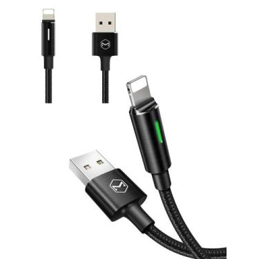Imagem de Cabo Carregador Rápido P/ IOS Auto Power OFF 3A Led 1.2M - MCDODO