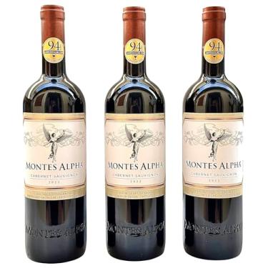 Imagem de Vinho Montes Alpha Cabernet Sauvignon | Kit Com 3 Garrafas | Oferta