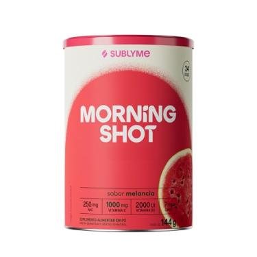 Imagem de Morning Shot Melancia - Classic Size (144g) - Sublyme | Suplemento em Pó com Vitamina C, Vitamina D, Própolis e Zinco | Efeito Anti-Inflamatório, Auxílio à Imunidade, Ação Antioxidante, Aporte de Vitaminas e Minerais