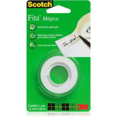 Imagem de Fita Invisível SCOTCH 810 12MM X 20M Corta Fácil - 3M