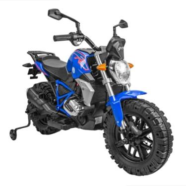 Imagem de Motocross Elétrica Infantil Prime Baby 6V com Rodas Resistentes, Até 30Kg, 3 a 8 Anos – Motinha Elétrica Infantil com Bateria Recarregável e Velocidade Segura 5Km/h (Azul)