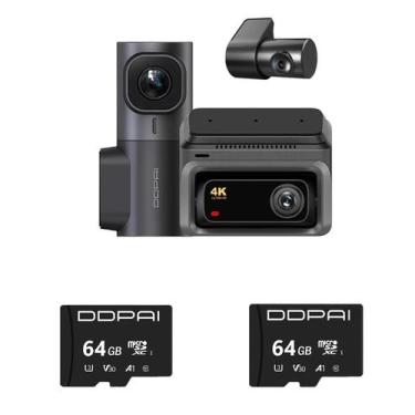 Imagem de Câmera de Carro com Gravação Contínuar DDPAI Z60 4K Dual 3 Canais, GPS