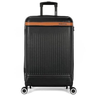 Imagem de Mala de Bordo 10Kg Aspen Preto Rodas 360 Cadeado Polo King
