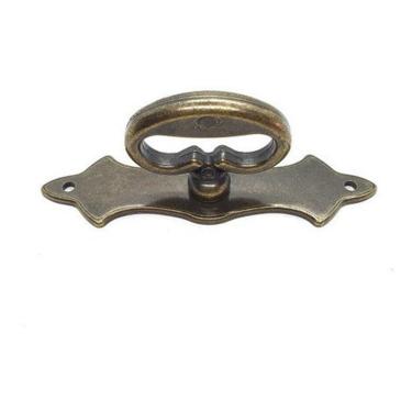 Imagem de Kit 7 Puxador Dourado Ouro Velho Puxadores De Armario Metal